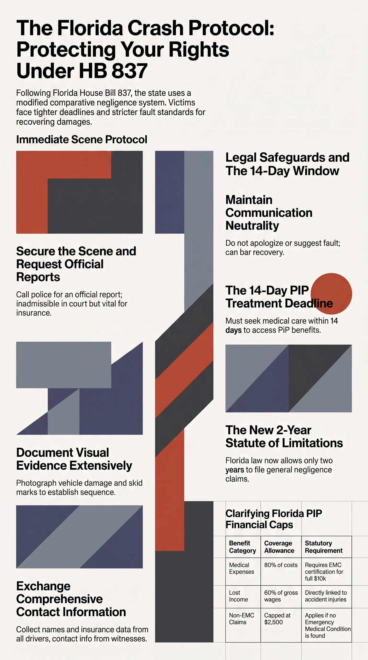 What to Do After a Car Accident in Florida — infographic